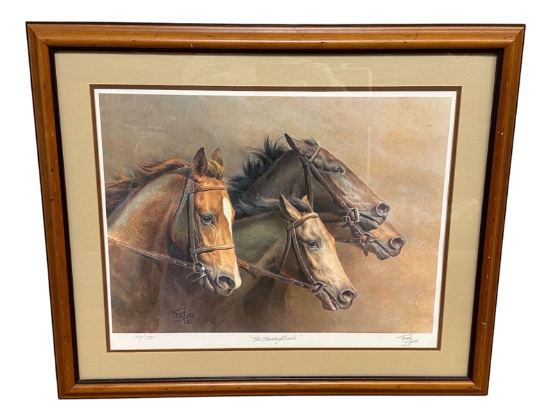 Fred Stone Lithograph "The Thoroughbreds"