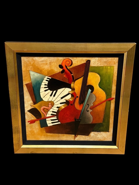 Emanuel Mattini "Harmony" Print on Canvas