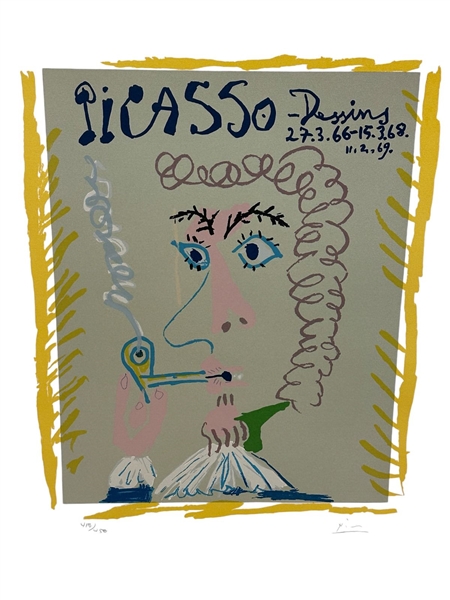 Picasso "Dessins" Numbered Lithograph