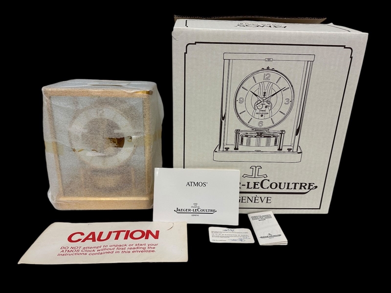 Atmos Jaeger Le Coultre Clock New in Box