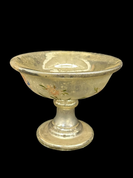 Mercury Glass Compote