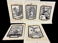 Original Plates From "A Collectors Guide to World Tales" Jaffery & Cook Artwork Gary Dumm