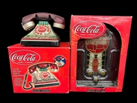 (2) Coca-Cola Collectibles Illuminating 