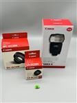 (U) (3) Canon Camera Accessories with Original Boxes