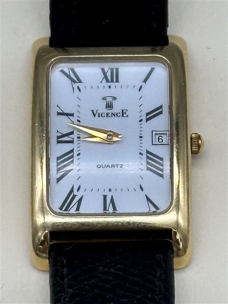 Vicence 14k Gold Ladies Dress Watch