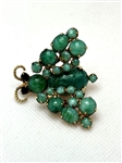 Schreiner Green Turquoise Retiulating Bee Brooch