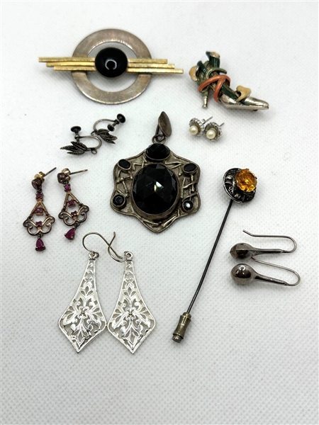 Group of Sterling Silver Jewelry