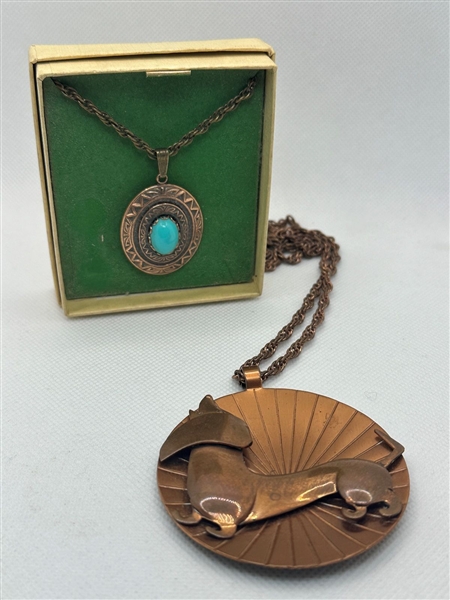 (2) Copper Necklaces