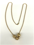 14k Gold Necklace With 14k Beads