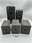 (5) Vintage Black Box Cameras