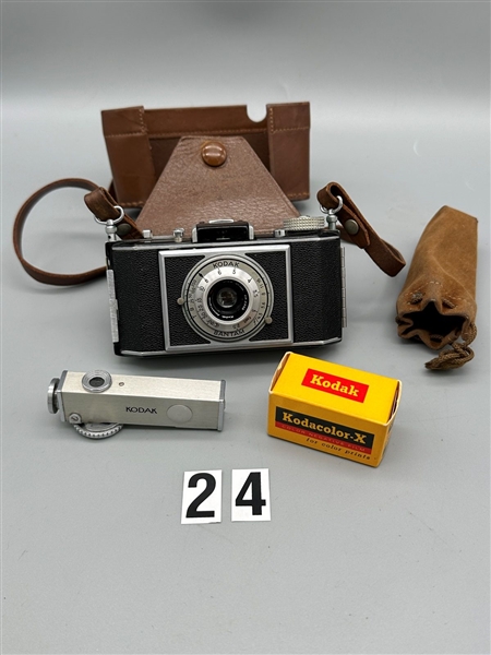 Kodak Bantam Model F 4.5 Camera With Rangefinder and Film