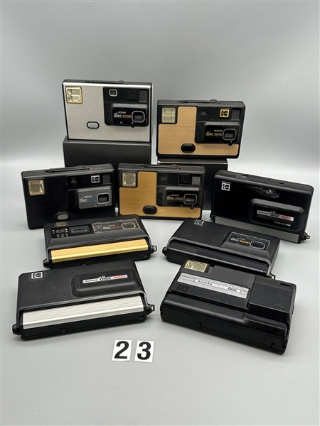 (9) Kodak Disc Cameras