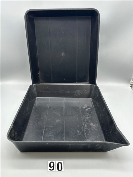 (2) 8x10 Darkroom Developing Trays; 1 Hard Rubber & 1 Yankee Agitray 