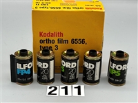 Kodak Kodalith Ortho Film 6556, Type 3, 35mm, 100 ft. Perforated Both Edges No 10 Spool