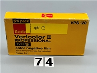 VPS 120 Vericolor Negative Film 5 Rolls