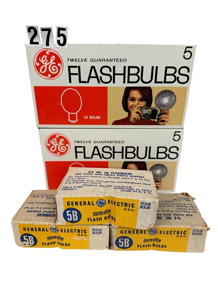 (3) Dozen Flashbulbs GE #5 or Sylvania Press #25 Or Both