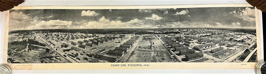 WWII Camp Lee Virginia Panoramic Photograph 1941