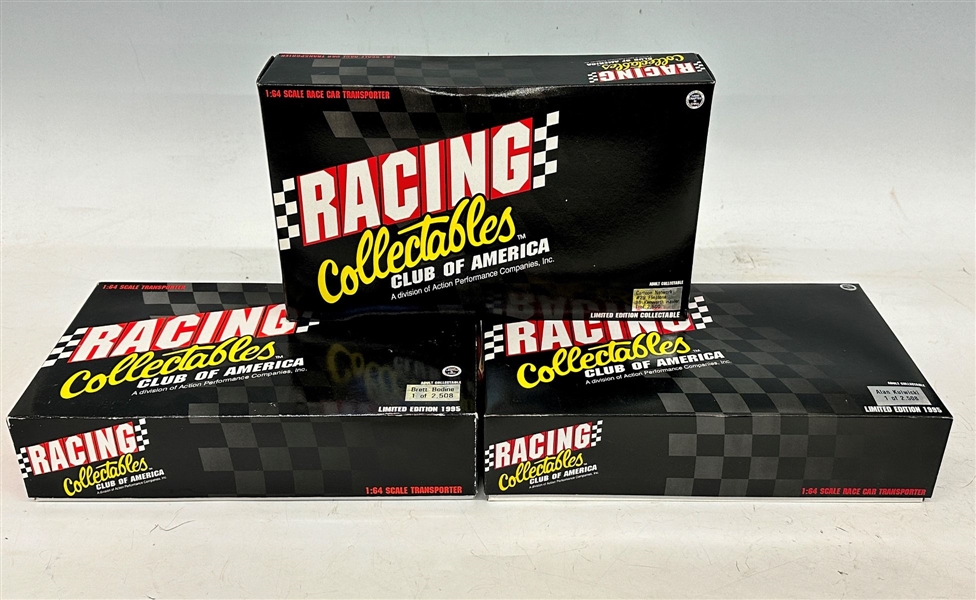 (3) Racing Collectibles Club of America Limited Edition Team Haulers