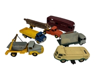 (6) 1950s Dinky Toy Trucks