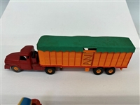 (7) 1950's Dinky Toys and Fire Trucks