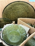 (16) Piece Anchor Hocking Avocado Green Glass Set in Original Box