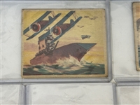 (9) 1938 Goudey Action Gum R1 Non Sport Trading Cards