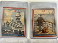 (19) 1940 Goudey First Column Defenders R50 Near Set Non Sport Trading Cards
