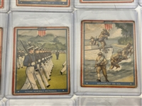 (19) 1940 Goudey First Column Defenders R50 Near Set Non Sport Trading Cards