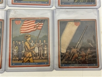 (19) 1940 Goudey First Column Defenders R50 Near Set Non Sport Trading Cards