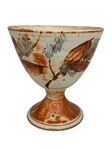 David Batz Art Pottery Bowl and Footed Vase