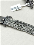 (4) Solid Sterling Silver Bracelets
