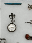 (11) Sterling Silver Brooches, Pendants, Cuff Links