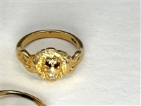 (3) 14k Gold Diamond Rings