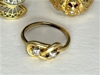 (3) 14k Gold Diamond Rings