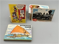 1957 Topps Goofy Series Postcard Set, 1955 Sails & Rails Cards