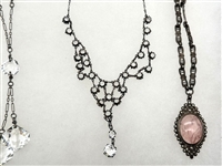 (8) Sterling Silver Necklaces With Pendants
