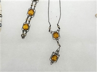 (4) Sterling Silver Necklaces, (2) With Matching Bracelets