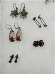(25) Pairs Sterling Silver Earrings Including Taxco, Mexico