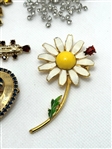 (9) Weiss Costume Jewelry Brooches