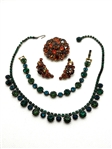 (2) Weiss Rhinestone Vintage Costume Jewelry Sets