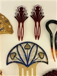 (12) Vintage Hair Combs