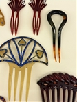 (12) Vintage Hair Combs