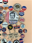 Large Group of Political Buttons and Pin Backs, Memorabilia