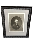 Ulysses S. Grant Oversize 1868 Steel Engraving By William Edgar Marshall