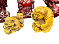 (5) Buddha Carved Figurines