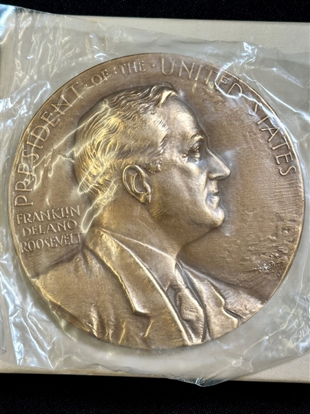 Franklin D. Roosevelt Fourth Term Inaugural Bronze OB US Mint