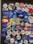 (382) Al Gore Presidential Campaign Political Buttons