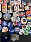 (382) Al Gore Presidential Campaign Political Buttons
