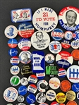 (285) Hubert Humphrey, Muskie Political Buttons
