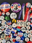 (285) Hubert Humphrey, Muskie Political Buttons